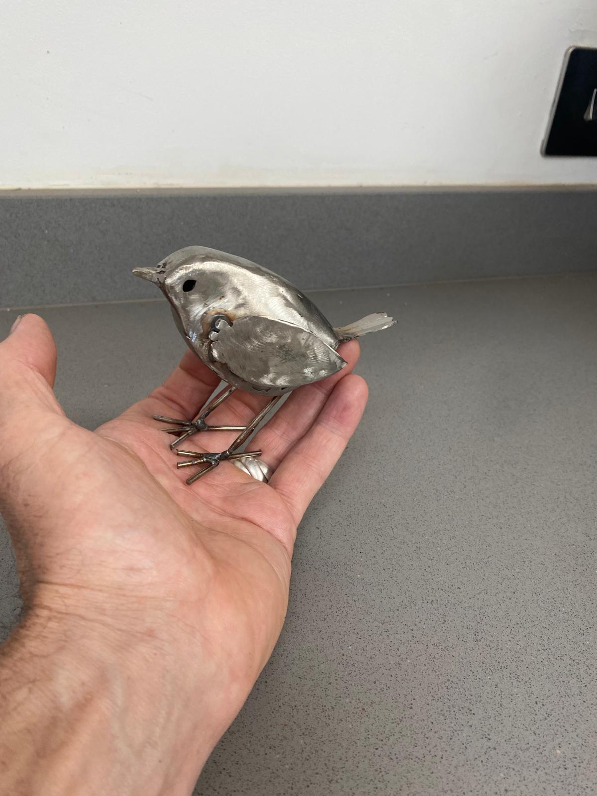 Wren — metal sculpture by Bunyan & Breeze